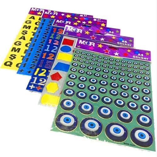 A4 Sticker Karışık - 10 adet
