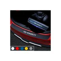 Opel Kadett İçin Uyumlu Aksesuar Oto Bagaj Ve Kapı Eşiği Sticker (ECNRSHOP) Seti Karbon