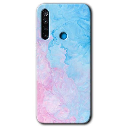Xiaomi Redmi Note 8 Kılıf Baskılı Arka Kapak - Blue Art +Tam Ekran Koruyucu