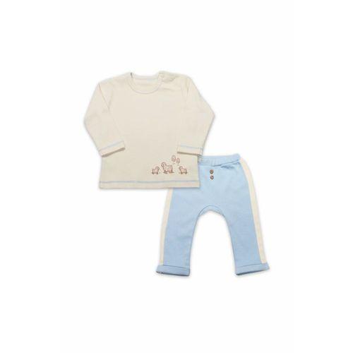 Curly Lamb 2'li Bebe Takım 14107 Bej-ekru