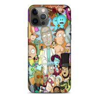 Apple iPhone 12 Pro Uyumlu Kılıf Rick And Morty (35) Fit Design Kılıf Cop Rick