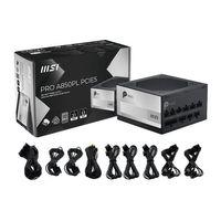 MSI PRO A850PL PCIE5 850W 80+ PLATINUM PSU