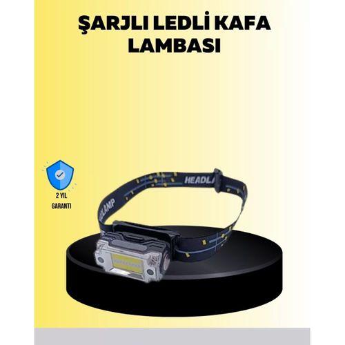 Kafa Lambası Led Fener Pratik Taşınabilir Ayarlanabilir Usb Şarjlı