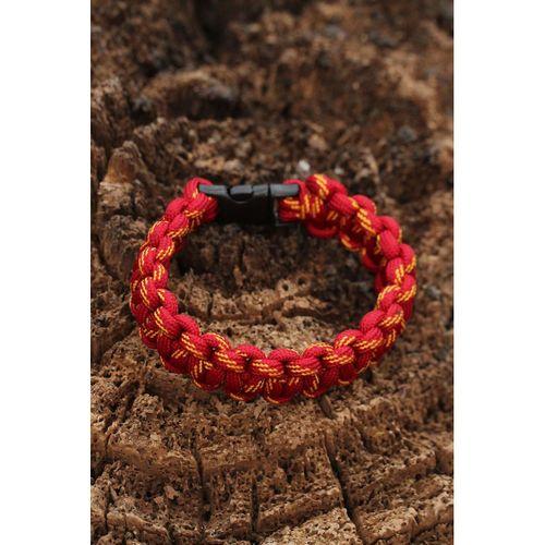 Sarı Kırmızı Paracord Bileklik