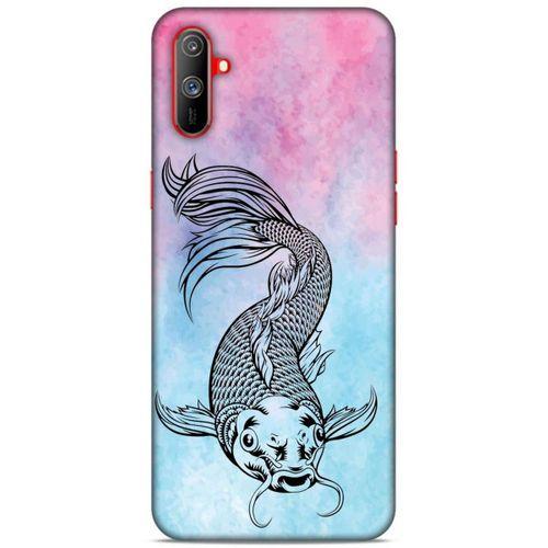 Lopard Oppo Realme C3 Uyumlu Kılıf Tattoo's (31) TPU Kılıf Balık Dövmesi