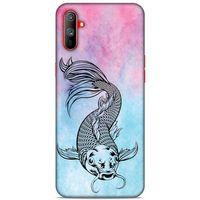 Lopard Oppo Realme C3 Uyumlu Kılıf Tattoo's (31) TPU Kılıf Balık Dövmesi