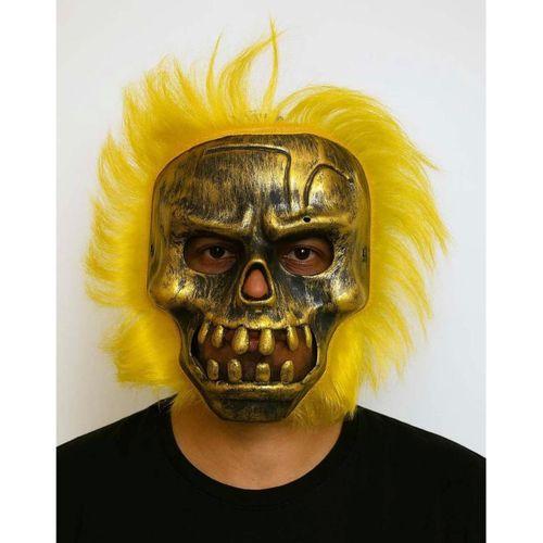 Eğitici Oyuncak Wild Skull - Bakır Kafatası Sarı Saçlı İskelet Maske