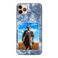 Apple Iphone 11 Pro Kılıf Atatürk (19) Kılıfları Mavi Mermer
