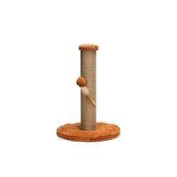 Beeztees DBL Kedi Tırmalama ve Oyuncağı, Toprak Rengi, 35x35x50cm