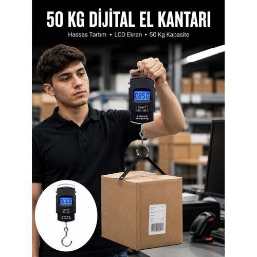 50 Kg Dijital El Terazisi Cep Tartısı El Kantarı Terazi Yeni Nesil