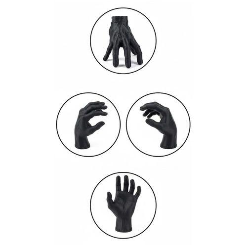 3d Dekoratif Siyah El Obje 17x16 Cm Gotik Ve Modern Aksesuar