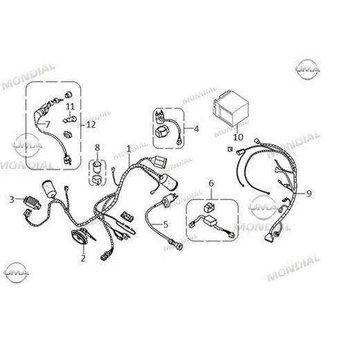 MONDİAL Speedy 110 Sensör Tesisatı Orj