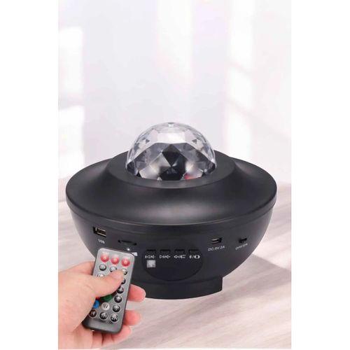 Projektör Yıldız Gece Lambası Disko Topu Bluetooth Bağlantılı Taşınabilir Şarjlı