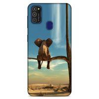 Lopard Samsung Galaxy M21 Uyumlu Kılıf Manipülasyon ☻ (3) Kapak Baskılı