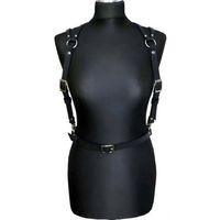 Seksi Deri Omuzdan Baglamalı Göğüs Harness - Brf916