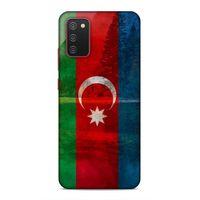 Samsung Galaxy A02s Uyumlu Kılıf Azarbaijan (43) Thin Fit Kılıf Bayrak Manzara