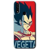OPPO Oppo A31 Kılıf HD Desen Baskılı Arka Kapak + Temperli Cam - Vegeta