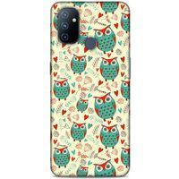 Baykuşlar (20) Desenli Silikon Kapak Telefon Kabı Huawei P40 Pro Kılıf
