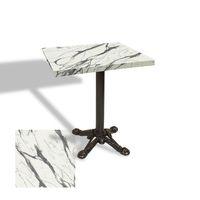 Dockers Çipa Laminat Kare Masa 80x80 ESB - Afyon Marble