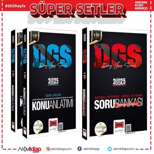 Yargı 2025 DGS VİP Sayısal Sözel Yetenek Konu Set ve Soru Bankası Seti 2 Kitap
