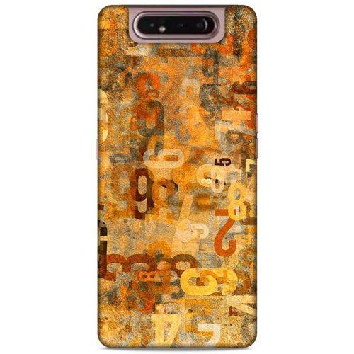 Lopard Samsung Galaxy A80 Uyumlu Kılıf Soyut Sanat (38) Desenli Neo Hybrid Kılıf