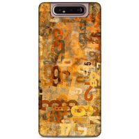 Lopard Samsung Galaxy A80 Uyumlu Kılıf Soyut Sanat (38) Desenli Neo Hybrid Kılıf