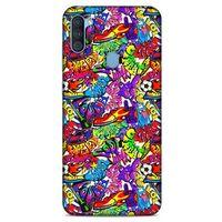 Graffitix (45) Desenli Silikon Kapak Samsung Galaxy A11 Kılıf