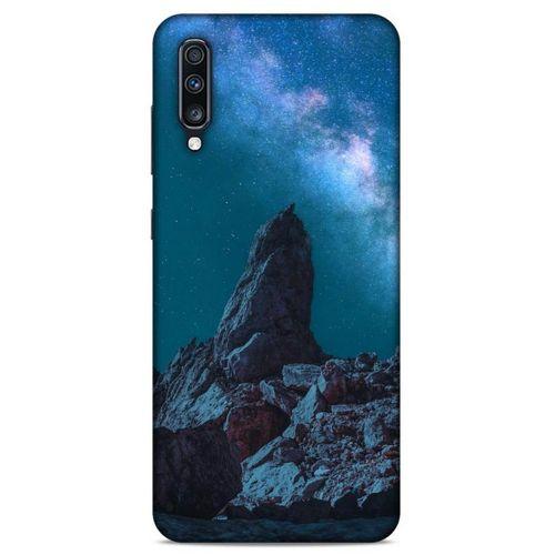 Lopard Samsung Galaxy A70 Uyumlu Kılıf Gece'S (7) Telefon Kılıfı Açık Mavi