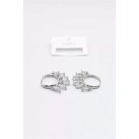 Baget Taşlı Shakira Küpe - Gümüş