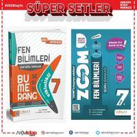 Günay Yayınları 7. Sınıf Fen Bilimleri Etkinlikli Bumerang Serisi ve Soru Bankası Seti 2 Kitap
