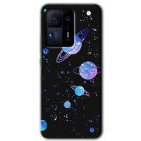 MRCİLETİSİM Xiaomi Mi Mix 4 Kılıf HD Desen Baskılı Arka Kapak+Temperli Cam - Samanyolu Galaksi