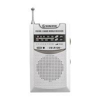 Sonivox VS-R106 Analog Radyo Gümüş Renk