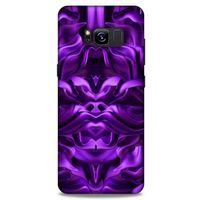 Samsung Galaxy S8 Uyumlu Kılıf Mor Delisi (1) Kılıfı Saten