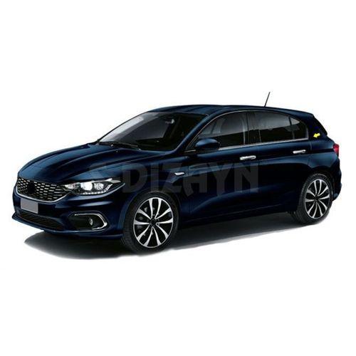 S-Dizayn Fiat Egea HB Krom Cam Çıtası 4 Prç. 2015 Üzeri (Mat Krom) A+ Kalite