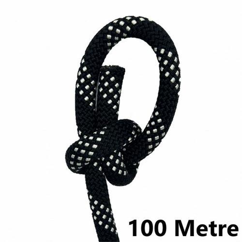 Orca 11 mm 100 Metre Polyamid Statik Halat Tip A Kurtarma Dağcı İpi Siyah
