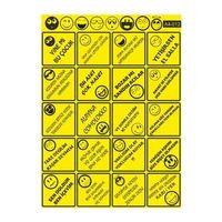 SEVGENT A4 Sticker 012 Tek Paket Çoklu