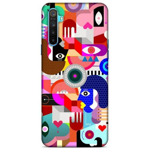 Lopard Oppo Realme 6i Uyumlu Kılıf Soyut Sanat (21) Baskılı Koruyucu Kapak