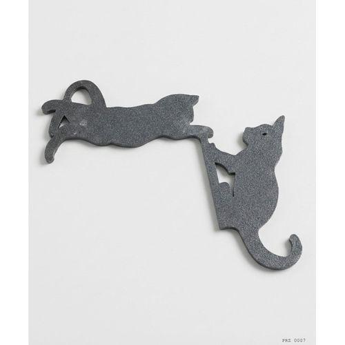 İki Kedi Figürlü Anahtar Priz Dekoru