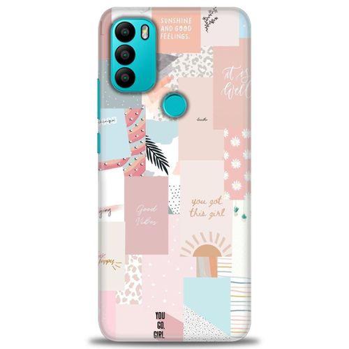 General Mobile GM 21 Plus Kılıf HD Baskılı Kılıf - Girl + Tam Ekran Koruyucu
