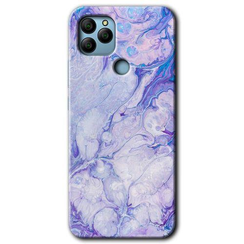 General Mobile GM 22 Kılıf HD Desen Baskılı Arka Kapak - Spots Lilac