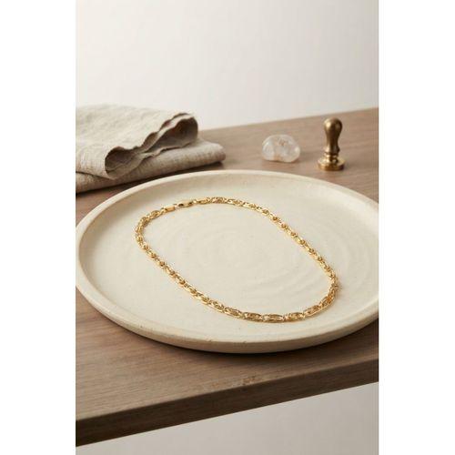 CM Yay Model Gold Renk 50 cm Kadın Kolye