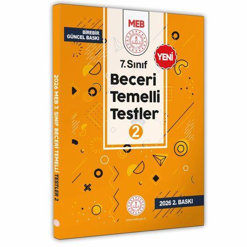 2026 7 Sınıf MEB Beceri Temelli Testler 2 Kitap Örnek Soru Bankası BASKI ÜCRETİ