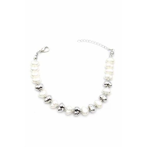 İnci Bileklik - Gümüş