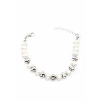 İnci Bileklik - Gümüş