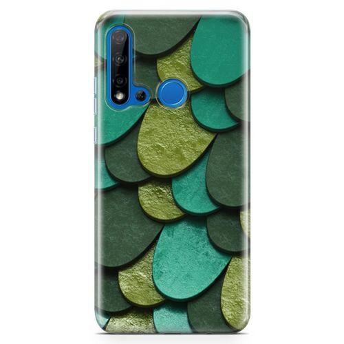 Huawei Nova 5i Kılıf Yeşilin 50 Tonu Arka Kapak Koruma Desenli Full Koruyucu