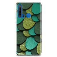 Huawei Nova 5i Kılıf Yeşilin 50 Tonu Arka Kapak Koruma Desenli Full Koruyucu
