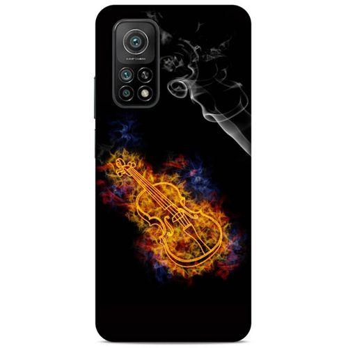 Lopard Xiaomi Mi 10T 5G Uyumlu Kılıf FireX (8) Baskılı Kılıf Keman