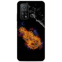 Lopard Xiaomi Mi 10T 5G Uyumlu Kılıf FireX (8) Baskılı Kılıf Keman