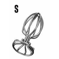 Paslanmaz Çelik İçi Boş Tasarım Pürüzsüz Silver Küçük Boy Metal Anal Butt Plug