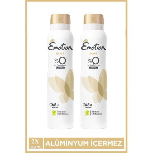 2 Adet Emotion Bliss Kadın Vegan Deodorant 150 Ml Hızlı Kurur , Leke Bırakmaz